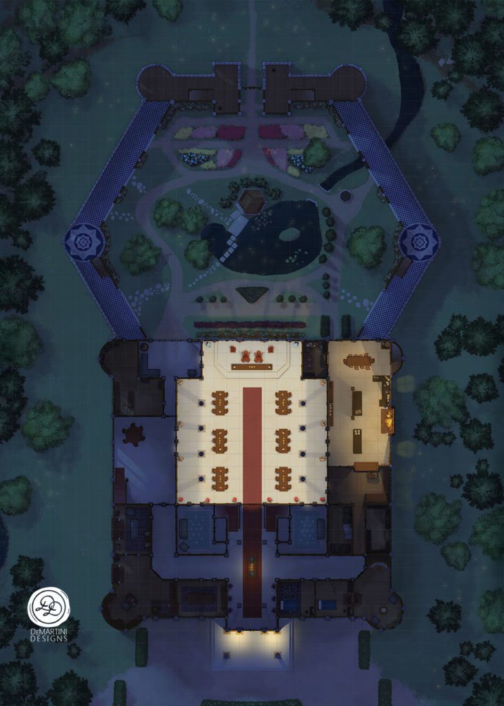 Night, Banquet, Level 1