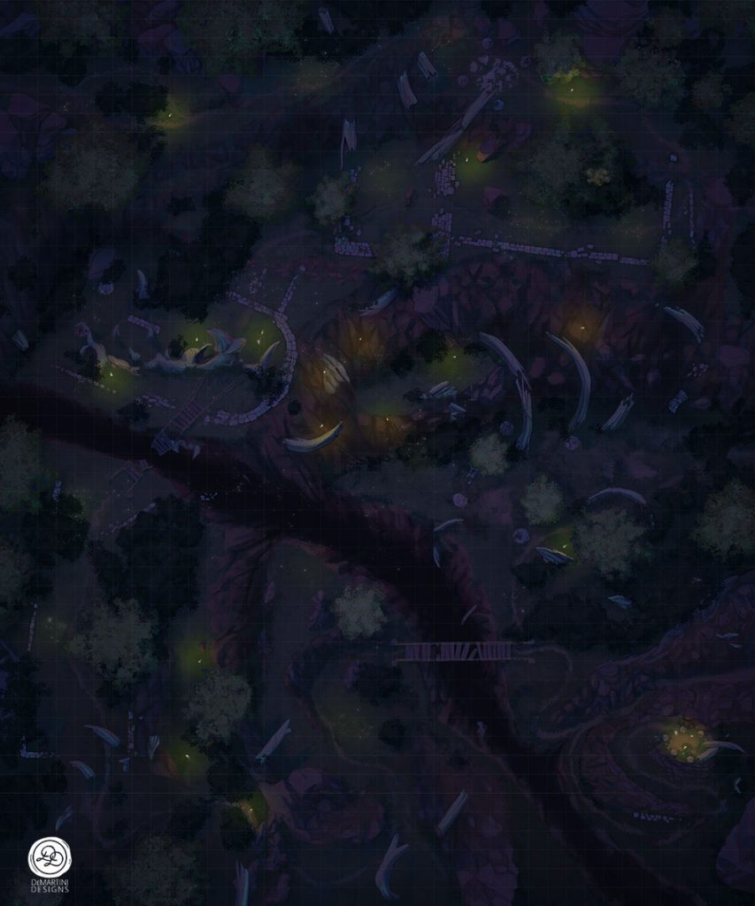Ruins, Summer with Wisps