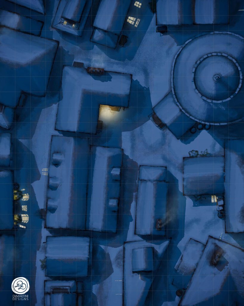 Snow, Night