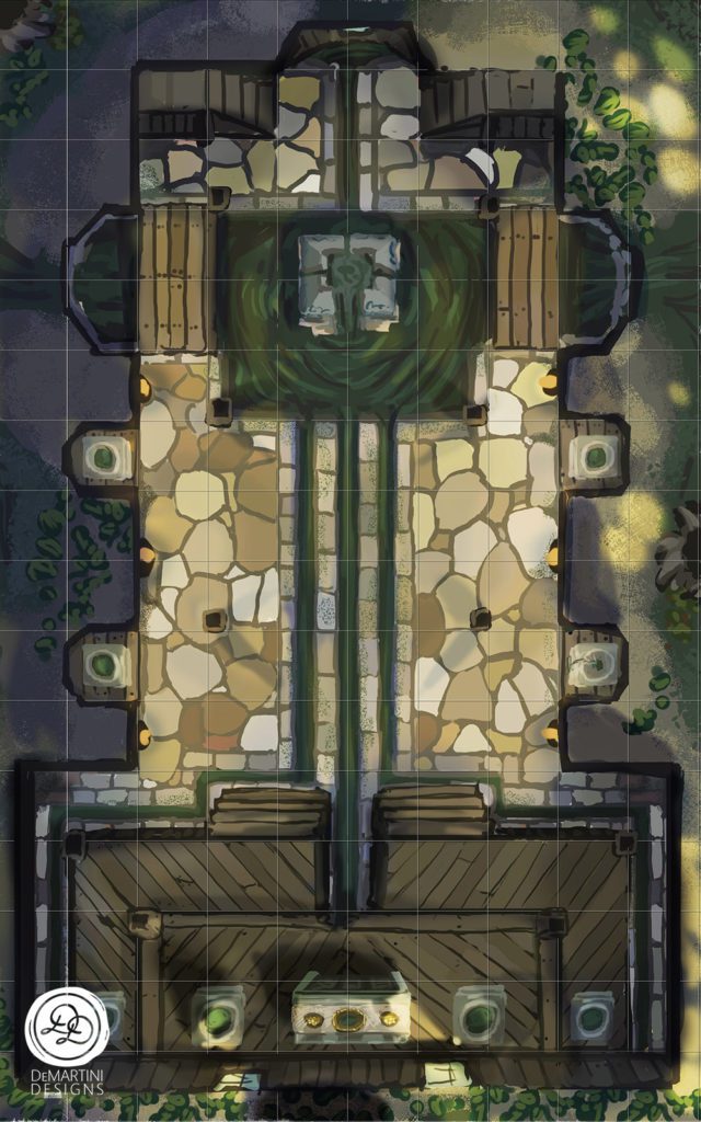 MD-Swamp_HumbleTemple-Day-BottomFloor-web Night, Bottom Floor