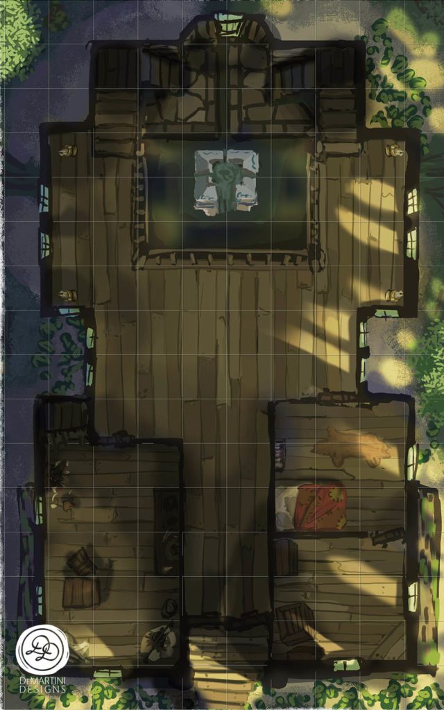 MD-Swamp_HumbleTemple-Day-TopFloor-web Day, Entrance, Top Floor