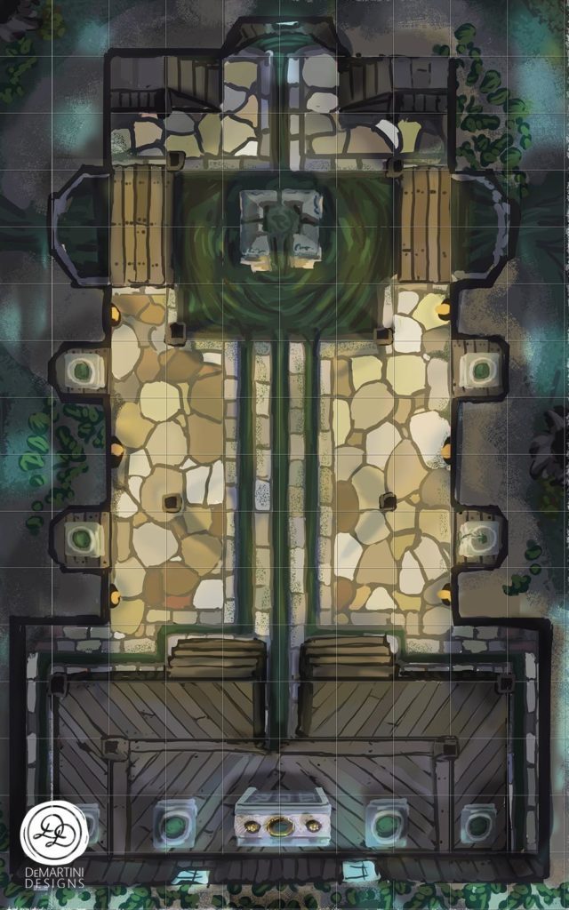 MD-Swamp_HumbleTemple-Night-BottomFloor-web Day, Bottom Floor