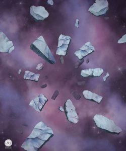 Symmetrical debris, muted