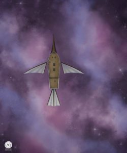 Shrikeship Spelljammer, muted