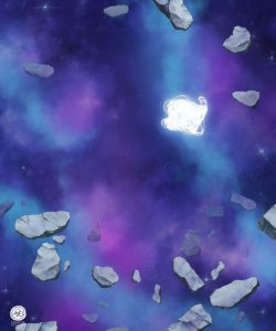 Astral Sea with silver/entrance pool and debris, colorful