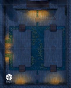 Water Feature, Night