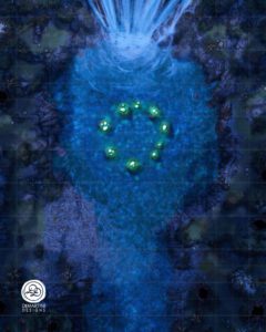 Mushroom Circle, Night, Mushroom Glow
