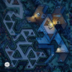 Maze, Muted, Night