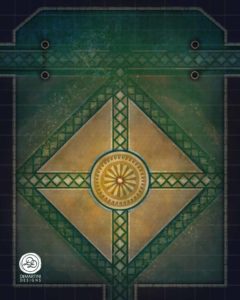 Ornate Floor, sunken, brazier