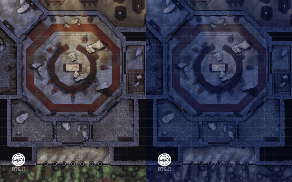 Rubble, Day and Night