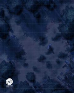 Grave, Overgrown, Night