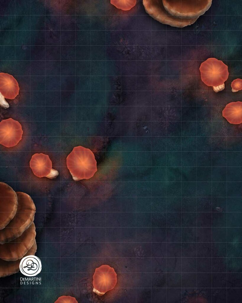 Huge Mushroom Field