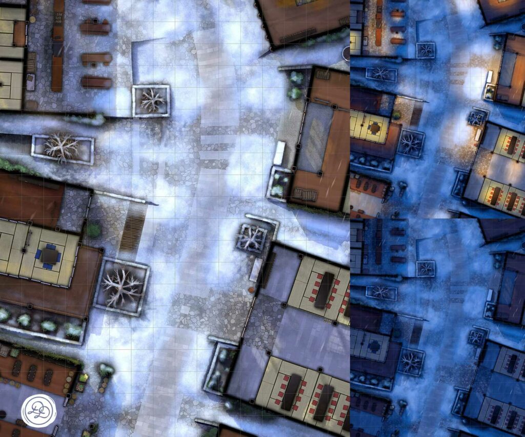 Winter: Day, Night, Midnight