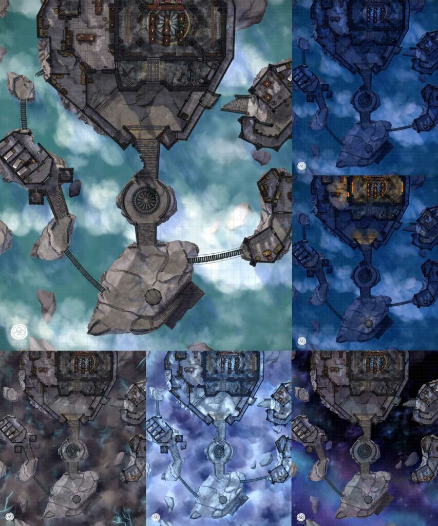 Degrade: Day, Midnight, Night, Storm, Ice, Astral