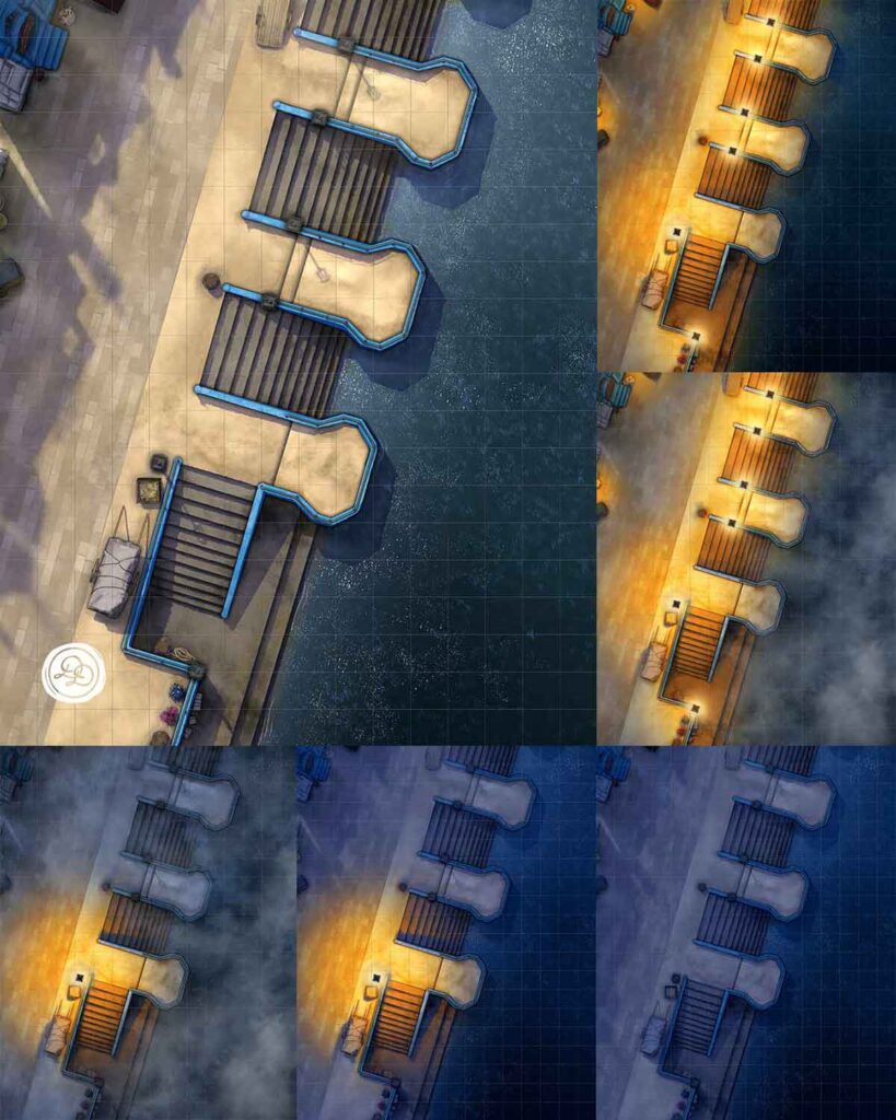 Active: Day, Night Lanterns, Single Lantern, Midnight, Fog Night Lanterns, Fog Single Lantern