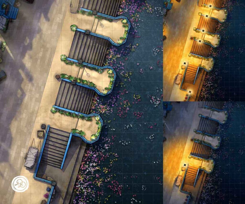 Flowers: Day, Night Lanterns, Single Lantern 