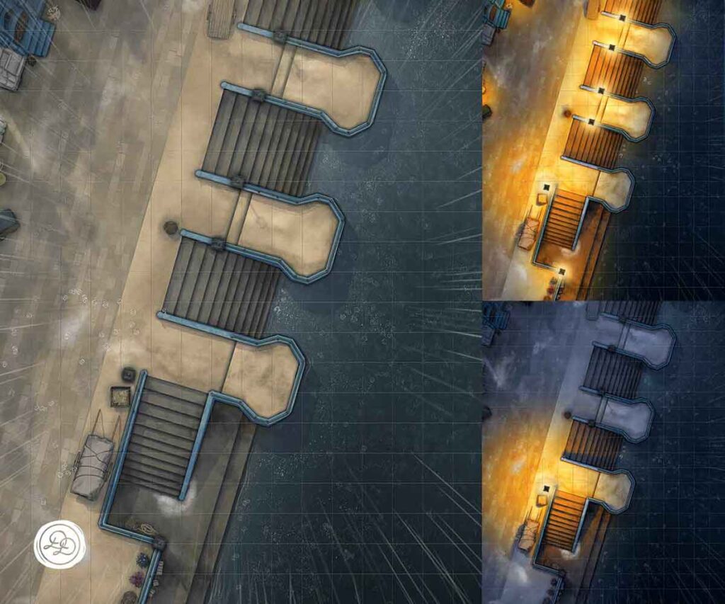 Calm Rain: Day, Night Lanterns, Single Lantern