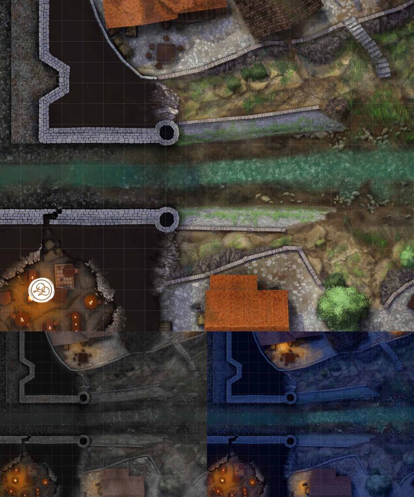 Hideout: Day, Storm, Night
