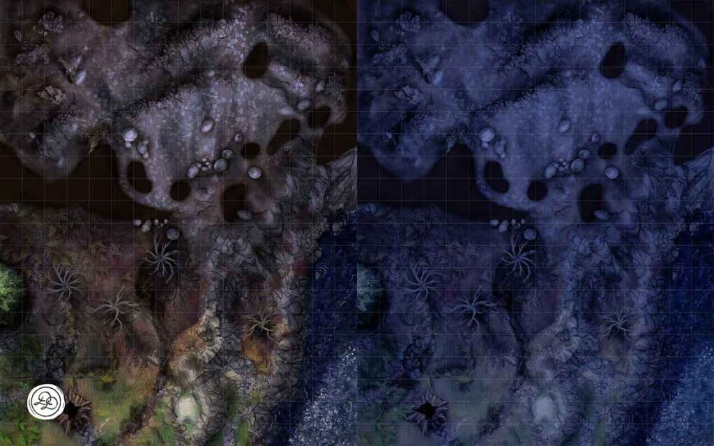 Decayed Plants: Day, Night