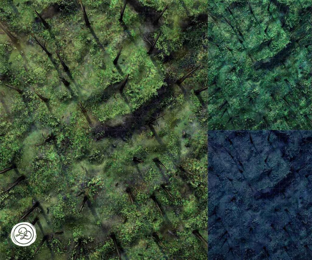 Fresh Regrowth: Day, Rain, Night