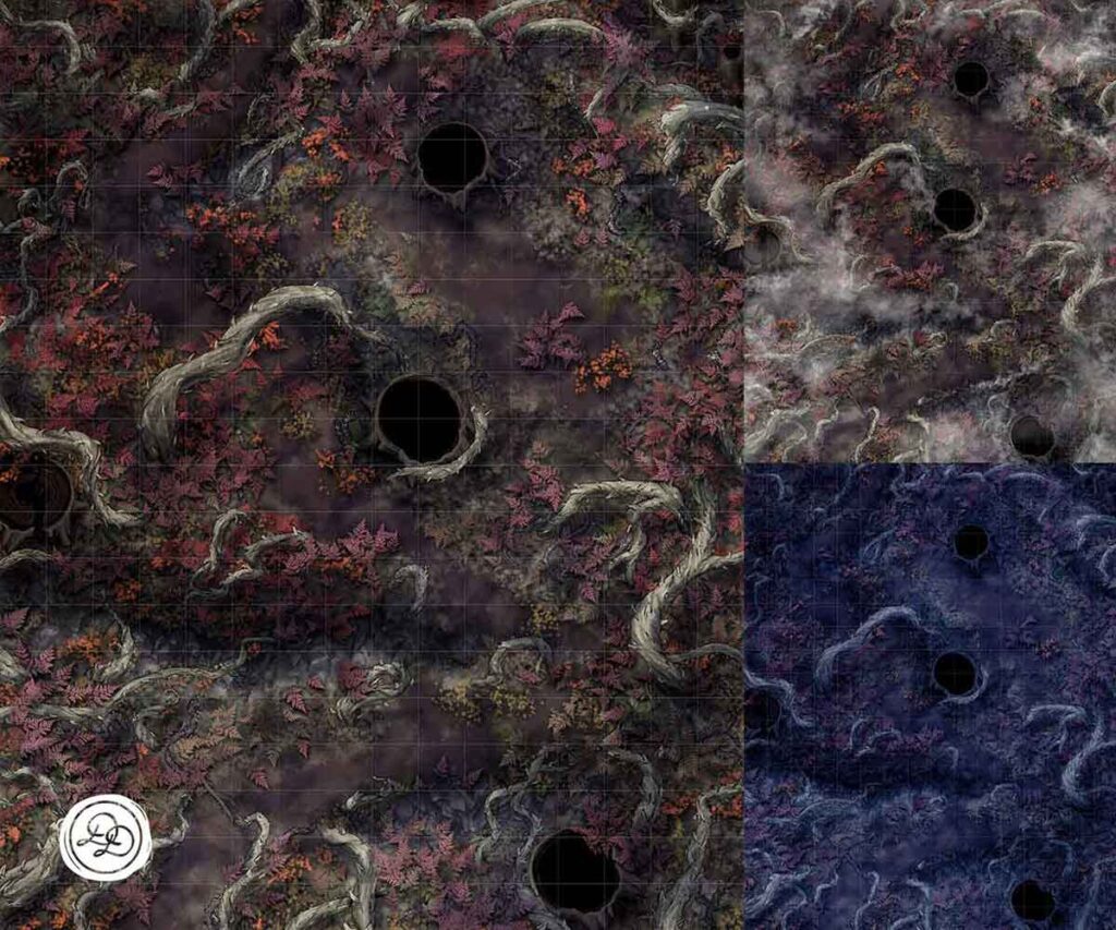 Red Blight Curse: Day, Night, Fog