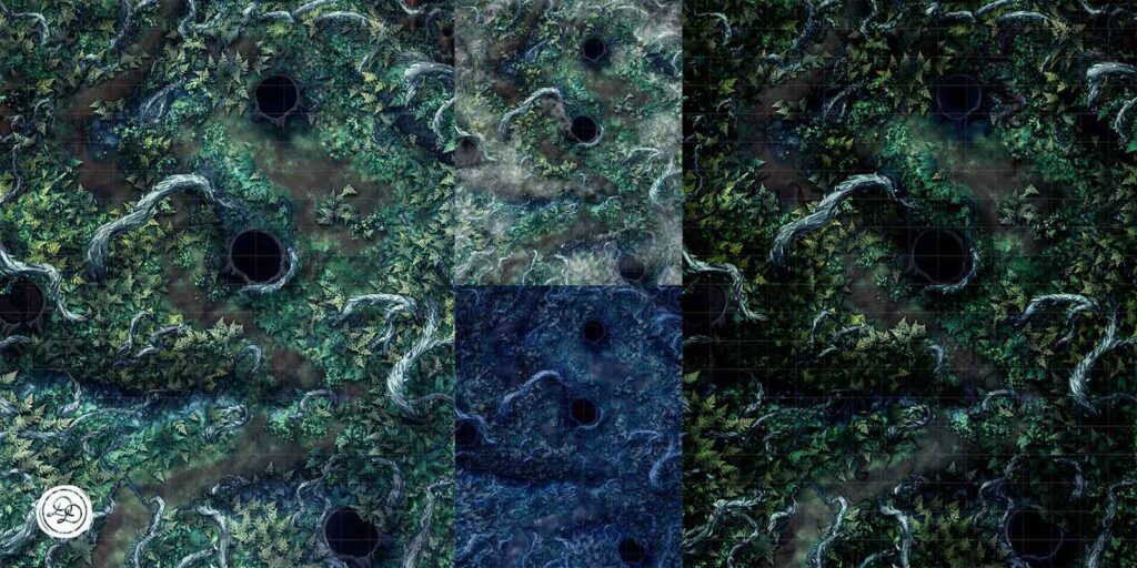 Overgrown: Day, Night, Fog, Inky Darkness