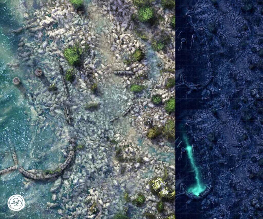 Ruins: Day, Night, Glow Night