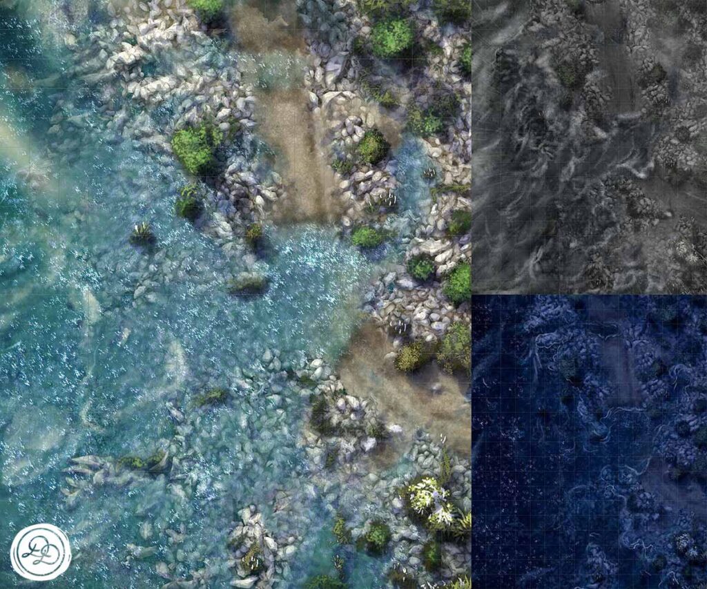 Washed out Road:  Day, Storm, Night