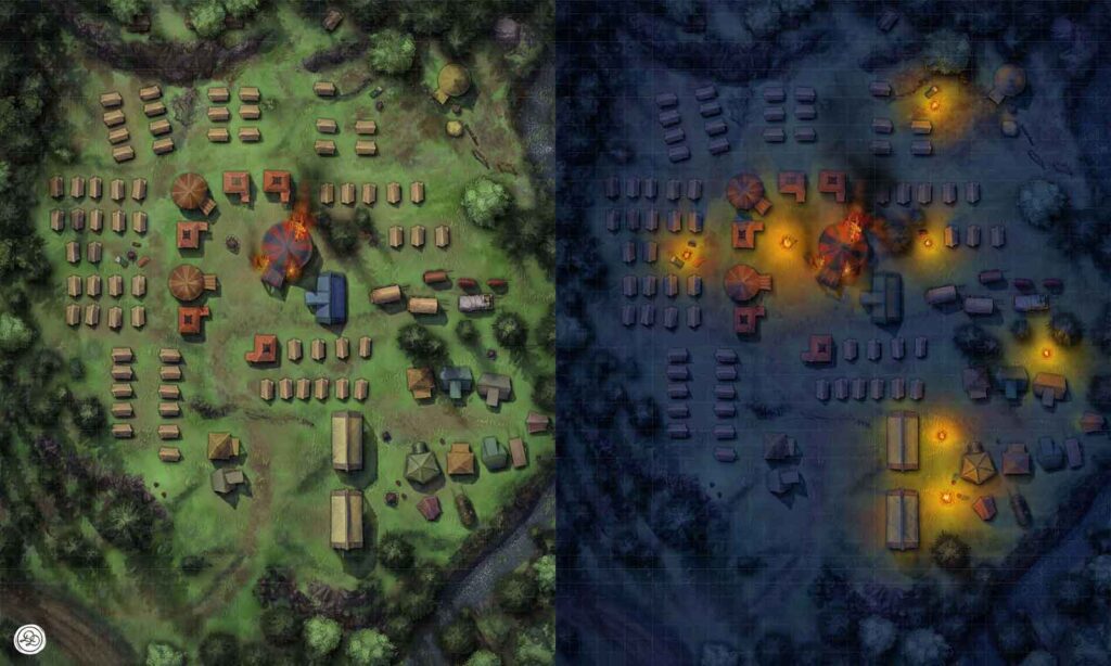 Small Fire: Day, Night