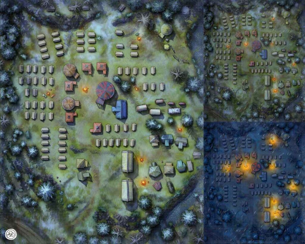 Winter: Day, Storm: Night
